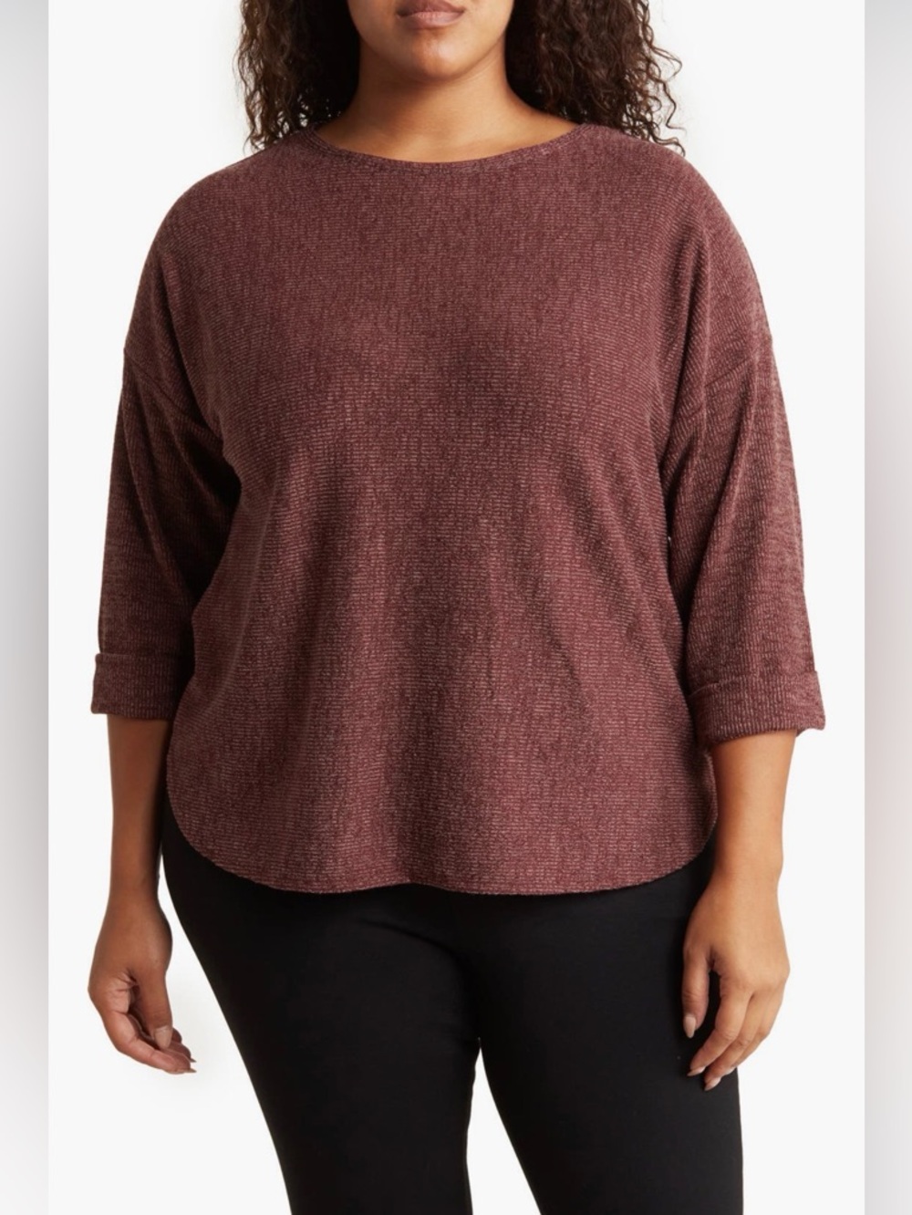 Max Studio 3/4 Sleeve Top. Ladies 1X